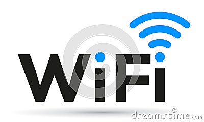 Free wifi logo zone - vector Vector Illustration